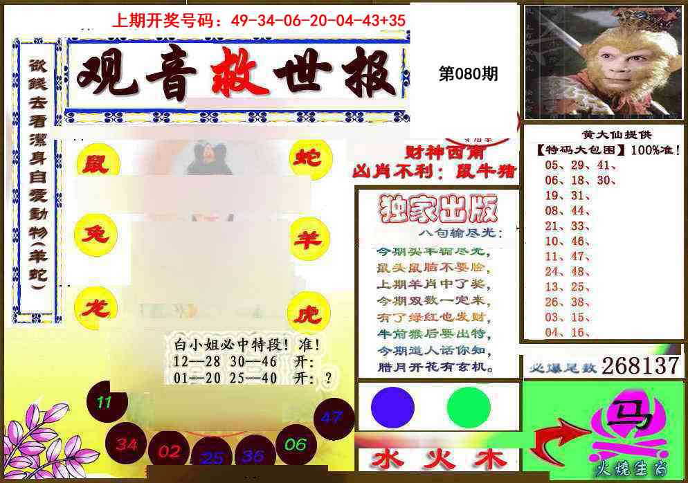 080期(另)观音救世密报[图]